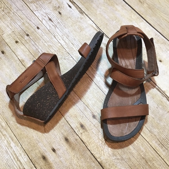 Teva Shoes - Teva Cabrillo Brown Strap Wedge